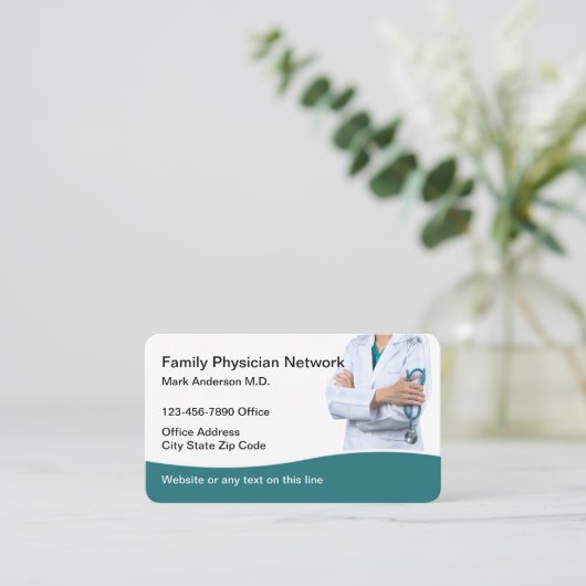 Medische gezondheidszorg Moderne Visitekaartjes (Staand voorkant)