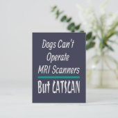 Medische grap honden en katten vader grap grappig briefkaart (Staand voorkant)