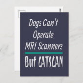 Medische grap honden en katten vader grap grappig briefkaart (Voorkant / Achterkant)