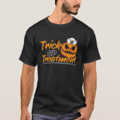 Medische Halloween Trick or treat Zorgarts T-shirt (Voorkant)