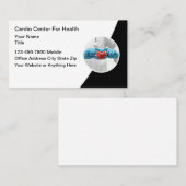 Medische hartkliniek cardioloog visitekaartje (Voorkant / Achterkant)