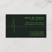 Medische hartmonitor visitekaartje (Voorkant)