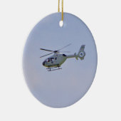Medische helikopter keramisch ornament (Rechts)