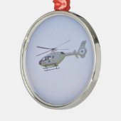 Medische helikopter metalen ornament (Links)