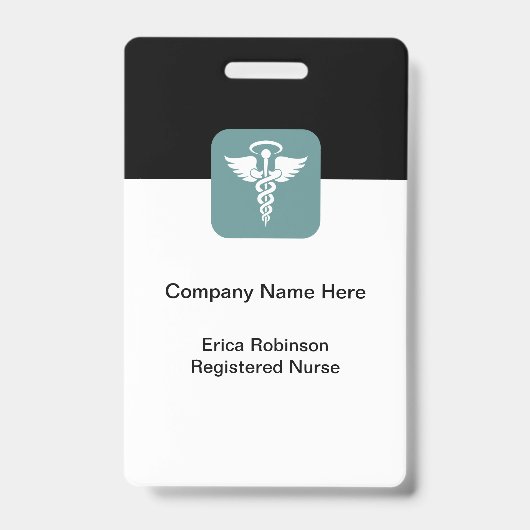 Medische Home Gezondheid Veld Personeel Naam Badge (Voorzijde)