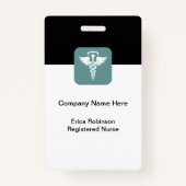 Medische Home Gezondheid Veld Personeel Naam Badge (Voorkant)