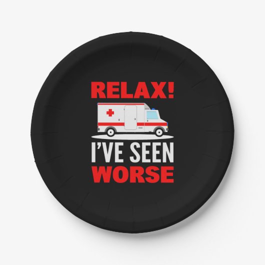 Medische hulpdiensten Ambulancechauffeur Papieren Bordje (Voorkant)