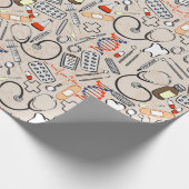 Medische hulpmiddelen cadeaupapier (Hoek)