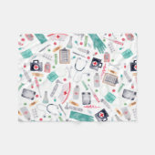 Medische hulpmiddelen in Waterverf Fleece Deken (Voorkant (Horizontaal))