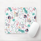 Medische hulpmiddelen in Waterverf Muismat (Met muis)