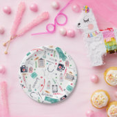 Medische hulpmiddelen in Waterverf Papieren Bordje (Feest)