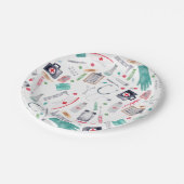 Medische hulpmiddelen in Waterverf Papieren Bordje (Gekanteld)