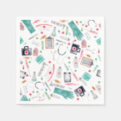 Medische hulpmiddelen in Waterverf Servet (Voorkant)