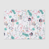 Medische hulpmiddelen in Waterverf Tissuepapier (Voorkant)