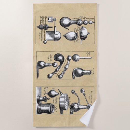 Medische hulpmiddelen voor alchemie strandlaken (Voorkant)