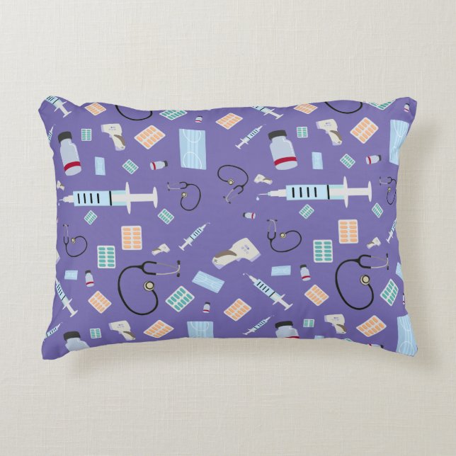 Medische hulpmiddelen voor artsen in de gezondheid accent kussen (Voorkant)