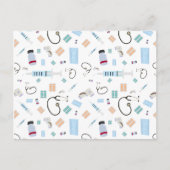 Medische hulpmiddelen voor artsen in de gezondheid briefkaart (Voorkant)