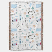 Medische hulpmiddelen voor artsen in de gezondheid deken (Voorkant Verticaal)