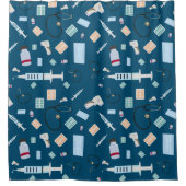 Medische hulpmiddelen voor artsen in de gezondheid douchegordijn (Voorkant)