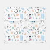 Medische hulpmiddelen voor artsen in de gezondheid fleece deken (Voorkant (Horizontaal))