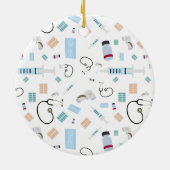 Medische hulpmiddelen voor artsen in de gezondheid keramisch ornament (Achterkant)