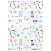 Medische hulpmiddelen voor artsen in de gezondheid klembord (Achterkant)