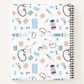 Medische hulpmiddelen voor artsen in de gezondheid notitieboek (Achterkant)