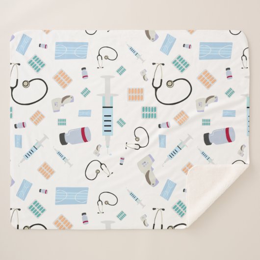 Medische hulpmiddelen voor artsen in de gezondheid sherpa deken (Voorkant (horizontaal))