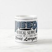 Medische hulpverlening zonder behoeften (terugkeer koffiemok (Center)