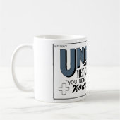 Medische hulpverlening zonder behoeften (terugkeer koffiemok (Links)