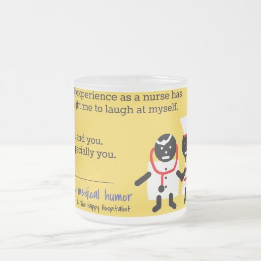 Medische Humor Matglas Koffiemok (Center)