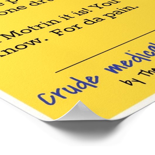 Medische Humor Poster (Hoek)