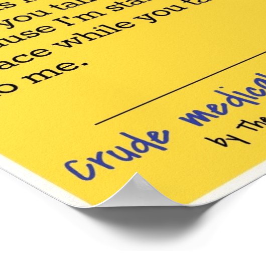 Medische Humor Poster (Hoek)