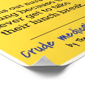 Medische Humor Poster (Hoek)