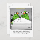 Medische Humor Poster "Spectickles" Briefkaart (Voorkant / Achterkant)