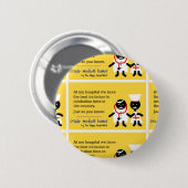 Medische Humor Ronde Button 5,7 Cm (Voorkant /achterkant)