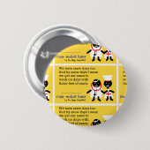 Medische Humor Ronde Button 5,7 Cm (Voorkant /achterkant)