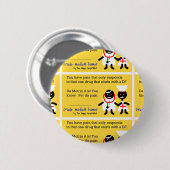 Medische Humor Ronde Button 5,7 Cm (Voorkant /achterkant)
