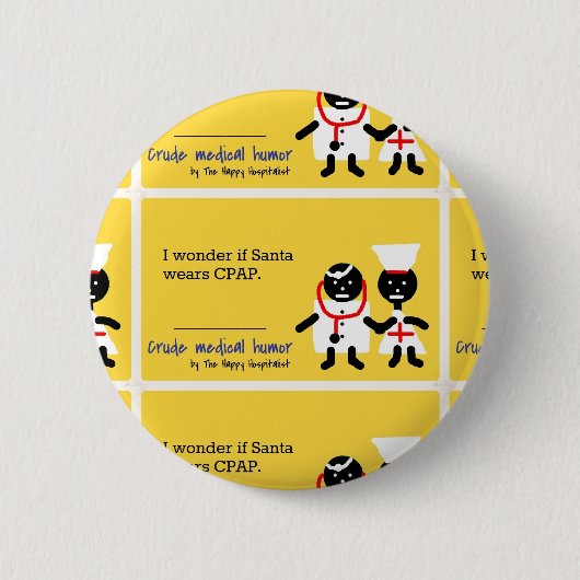 Medische Humor Ronde Button 5,7 Cm (Voorkant)