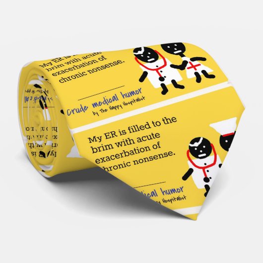 Medische Humor Stropdas (Opgerold)