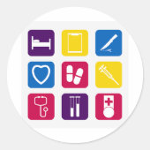 Medische Iconen Stickers (Voorkant)
