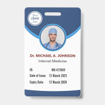 Medische ID-badge – toegangskaart ziekenhuisbeveil