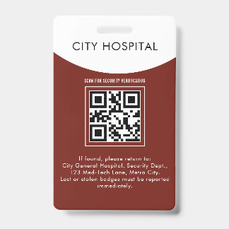 Medische ID-badge – toegangskaart ziekenhuisbeveil Badge
