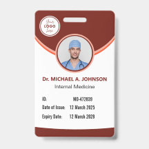 Medische ID-badge – toegangskaart ziekenhuisbeveil