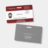 Medische ID-kaart Badge (Front & Back)