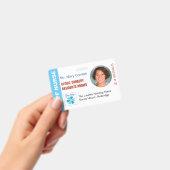 Medische ID Naamlabel, Functietitel & Logo Foto Badge (Handheld)