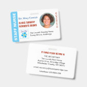 Medische ID Naamlabel, Functietitel & Logo Foto Badge (Voor- en achterkant)