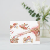 Medische illustratie met informatie over de thorac briefkaart (Staand voorkant)