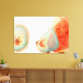 Medische illustratie van de borst van het Vrouw Canvas Afdruk (Insitu (Woonkamer))