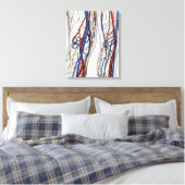 Medische illustratie van de slagaders 1 canvas afdruk (Insitu (Slaapkamer))